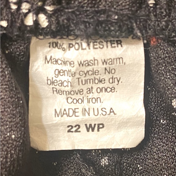 EUC Black & White Flounce Skirt, Size US 22WP - Picture 4 of 4